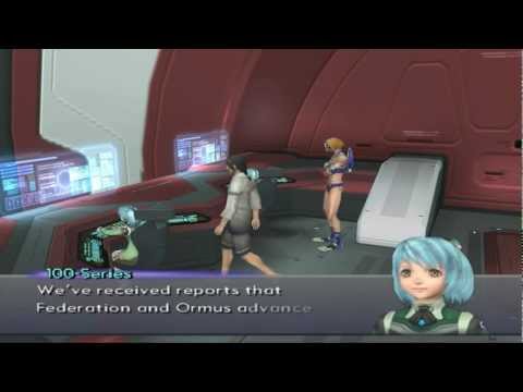 Xenosaga III HD Cutscene 234 - Destination of the Ark (Durandal Bridge) - ENGLISH - SWIMSUIT MODE