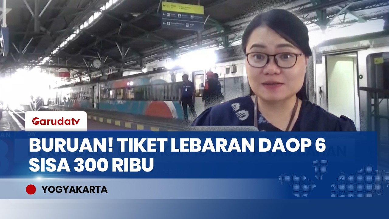 Tiket Lebaran Ludes 42%! KAI Daop 6 Yogyakarta Siapkan 10 Kereta Tambahan & Diskon Tiket 30%