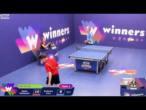WINners CUP table 2  14.09 Syksa Aleksandr - Rudenko Ivan  16:30