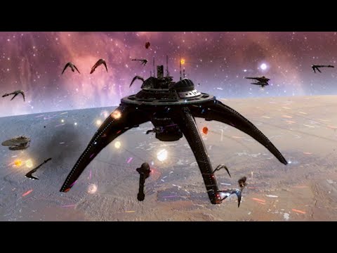 Hapes Consortium vs Mandalorians - Star Wars: Empire At War Remake Mod NPC Battle