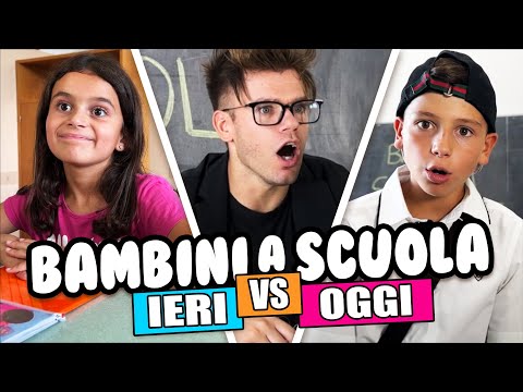BAMBINI A SCUOLA - IERI VS OGGI - iPantellas