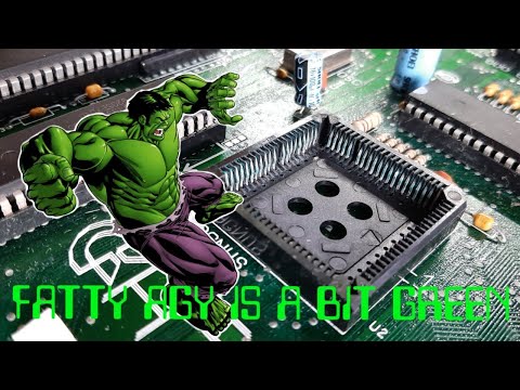 Amiga 500 plus Fatty Agnus repair Part 1