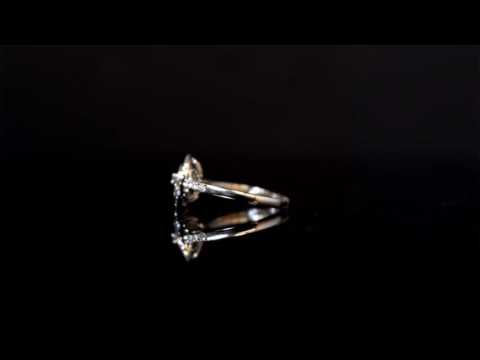 18ct White Gold 0.75ct Diamond Cluster Cocktail Ring