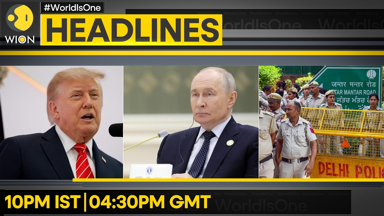 Trump Drags in EU to Defend Russia Deal | Delhi: Clashes After Cops Halt March | WION Headlines