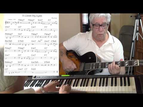 I'll Close My Eyes - guitar & piano Jazz cover ( Billy Reid ) Yvan Jacques