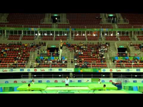 SCHMIDT Dylan (NZL) - 2016 Olympic Test Event, Rio (BRA) - Qualification Trampoline Routine 1