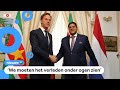 Mark Rutte bezoekt Suriname