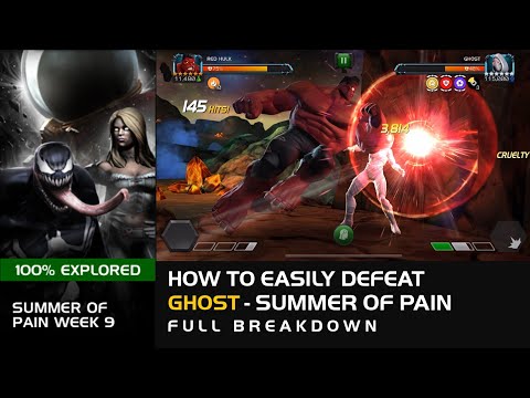How to EASILY defeat Ghost (Summer of Pain) Week 9 Full Breakdown - Marvel Contest of Champions