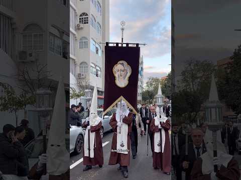 Semana Santa Málaga 2026. #estandarte María Santísima de Lágrimas del Carmen. #shorts #semanasanta