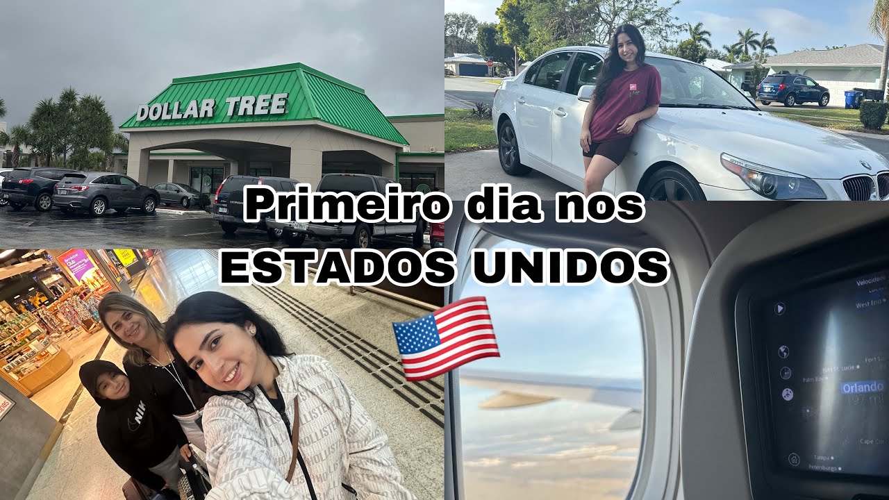 PRIMEIRO DIA NOS ESTADOS UNIDOS