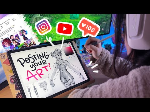 If I started SHARING MY ART today, I'd do THIS ✦ experience and tips from an artist on the Internet