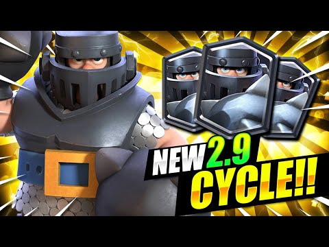THIS ISN’T FAIR!! NEW MEGA KNIGHT CYCLE DECK IN CLASH ROYALE!!