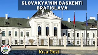 Slovakya'nın Başkenti Bratislava Ekim Ayında Yaz Günü