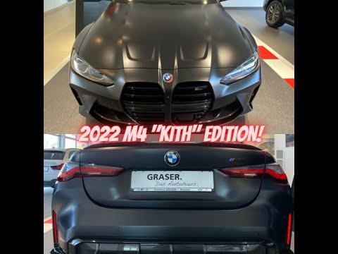 2022 BMW M4 “KITH” edition in Frozen Black!