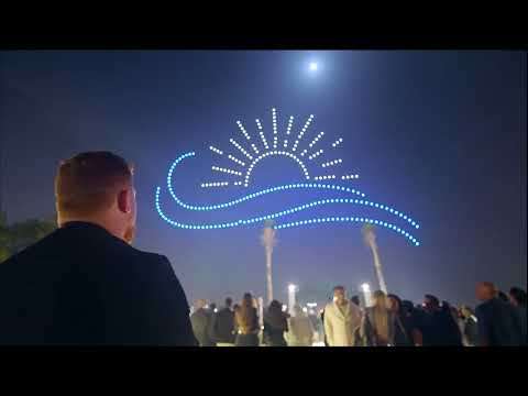 عرض طائرات الدرون لباهو: ليلة مذهلة من الفن الجوي