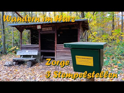 Traumhafte Herbstwanderung im Harz  - 3 Stempelstellen der Harzer Wandernadel in Zorge