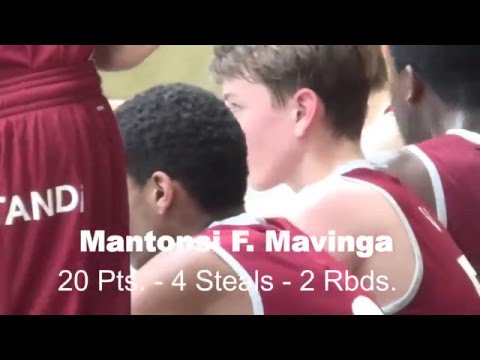 Mantonsi F. Mavinga : Score: 20 Pts. 4 Steals, 2 Rebounds...