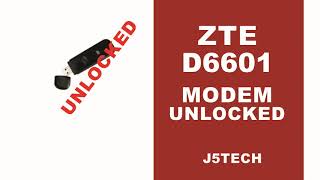 How to Unlock ZTE D6601 / D6602 Modem/Router