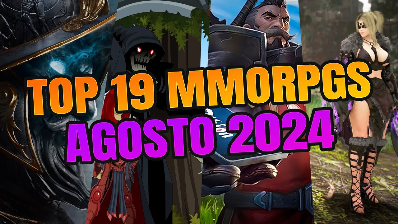 TOP MMORPGS - PELA QUANTIDADE DE PLAYERS ONLINE - AGOSTO 2024