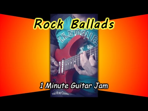Rock Ballads | "Summer has come and passed" [1 Minute Guitar Jam with Modified Ibanez] Video