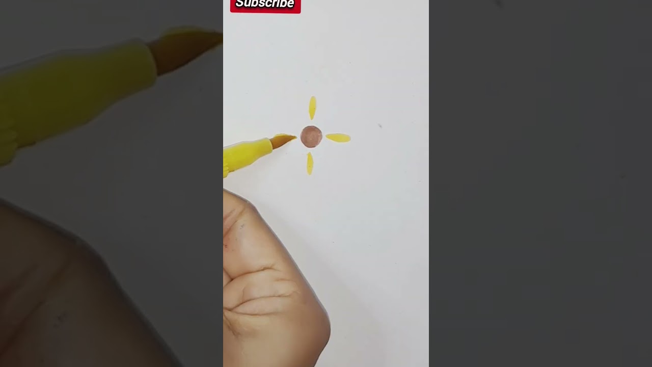 #sunflower #flowers #how  #satisfying #youtubeshorts #shorts #allartinone