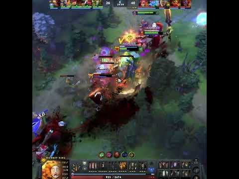 2 Level In 29 Seconds Monkey King Likes this Very Much #dota2 #dota2highlights #rampage
