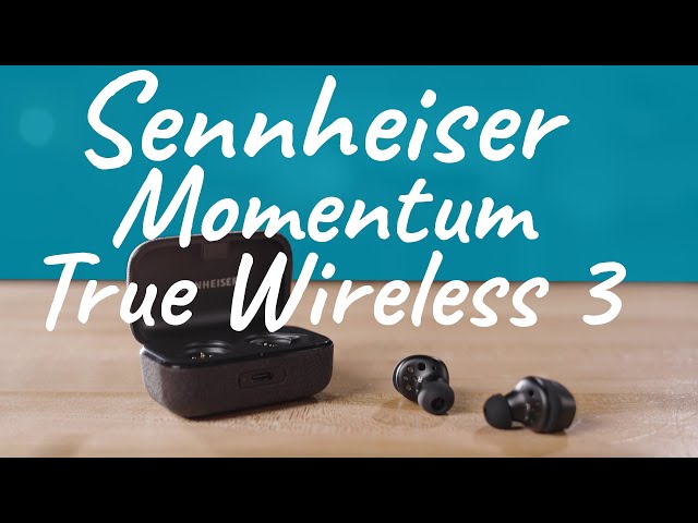 Vídeo relacionado con Sennheiser MOMENTUM True Wireless 3 - Auriculares intraurales Bluetooth para música y llamadas con cancelación de ruido adaptativa y batería de 28 horas de duración, negros