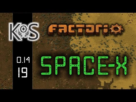Factorio 0.14 Space-X Mod, Ep 19: Building the Solar Array - Let's Play, Gameplay