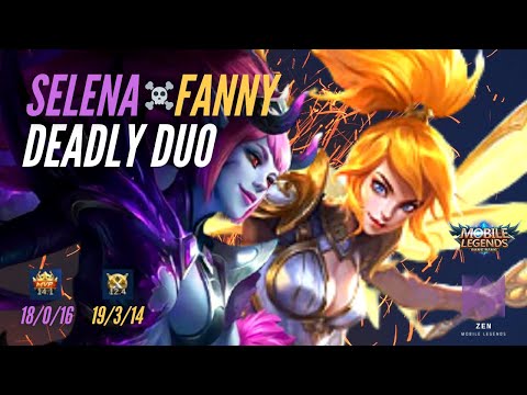 Fanny Selena ML Gaming Deadly Duo | SG vs Vietnam Mobile Legends 2020