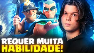 JOGUEI COM O DECK MAIS DIFÍCIL DO CLASH ROYALE E *AMASSEI* NO TOP GLOBAL!