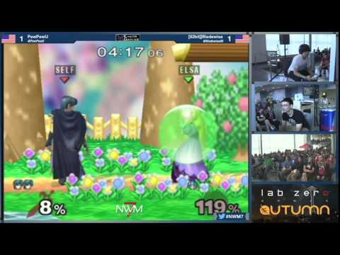 #NWM7 #SSBM T8 LQF - PewPewU (MAR) vs 62bit Bladewise (PEA)