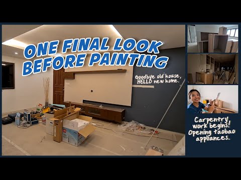 House to home vlog 6 | One last look at the old house,  shift Taobao items | carpentry works starts!