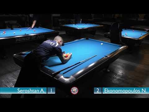Nick Ekonomopoulos - Andrey Seroshtan | Lamia Open 9-BALL 2017