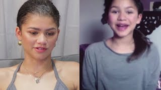 Zendaya CRINGES As She Watches Her Old YouTube Videos