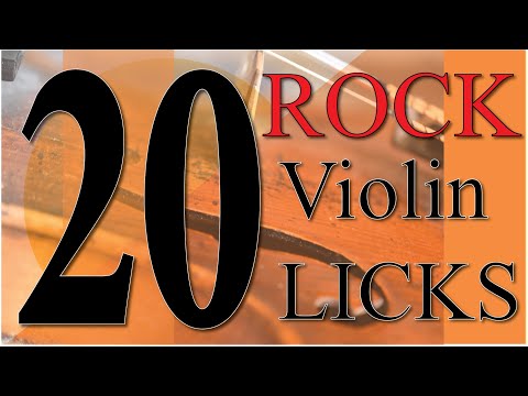 20 rock violin licks