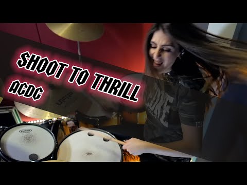 AC/DC - Shoot to Thrill (Drum cover by Elisa Fortunato)