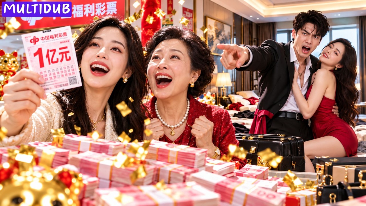 【全集】丈夫誤以婆婆中一億大獎，借高利貸買豪宅、帶小三逼我離婚！誰料真正中獎的是我媽，兌獎當天他看著親媽領回8個土雞蛋，當場崩潰了！#出軌 #打臉 #爽劇 #drama