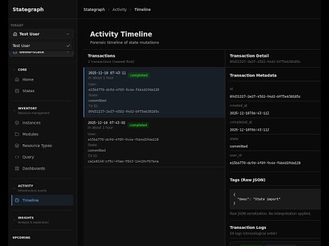 Stategraph Demo Day — Inventory and faster plans
