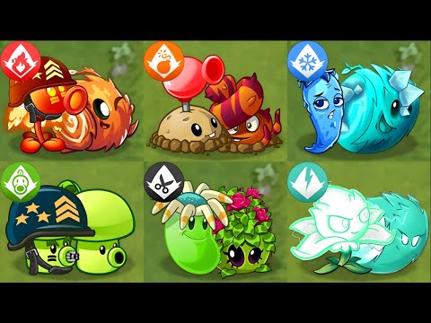Team Random Plants Power-Up vs All Final Bosses Fight! - PvZ 2 Final Boss