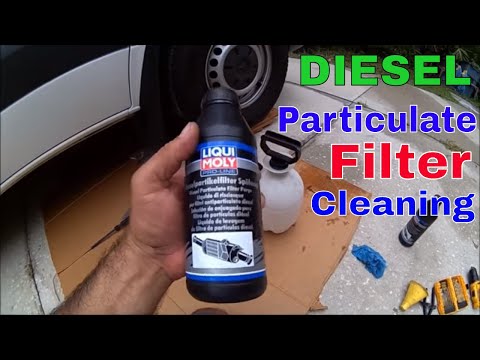 Mercedes Sprinter Diesel Particulate Filter Cleaning DIY Ligui Moly Pro-Line