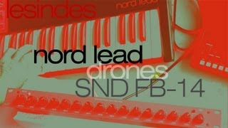 Video thumbnail for SND FB-14 // DRONES // GERMANIUM FILTERBANK on CLAVIA NORDLEAD by LESINDES