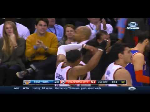 Steven Adams Classic Moment: Missed Layup, Got Hung but ...