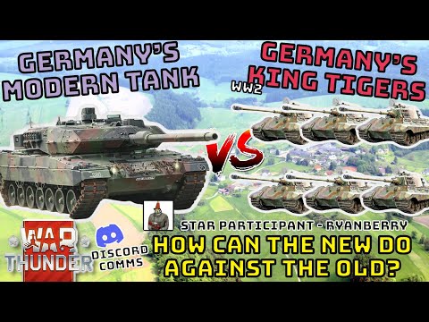 LEOPARD 2A6 VS TIGER II - How Well Can New Do Against The Old? - WAR THUNDER