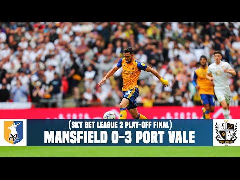 FC Mansfield Town 0-3 FC Port Vale Stoke-on-Trent