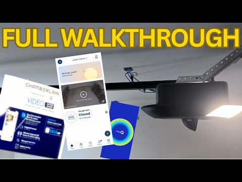 Full walkthrough of the Chamberlain B4643T features and app