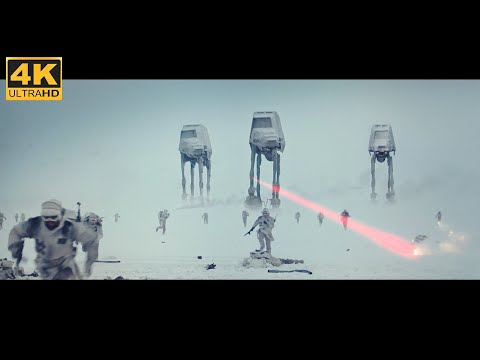 4K Star Wars Ep.V - Empire Strikes Back: The Battle of Hoth Part 2 of 2