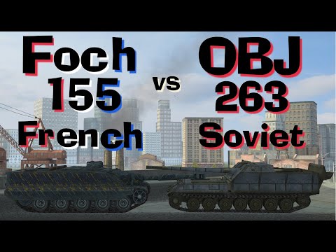WOT Blitz Face Off || Foch 155 vs Object 263