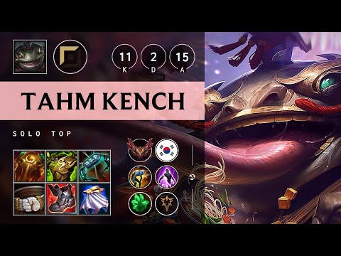 Tahm Kench Top vs Riven - KR Grandmaster Patch 25.09