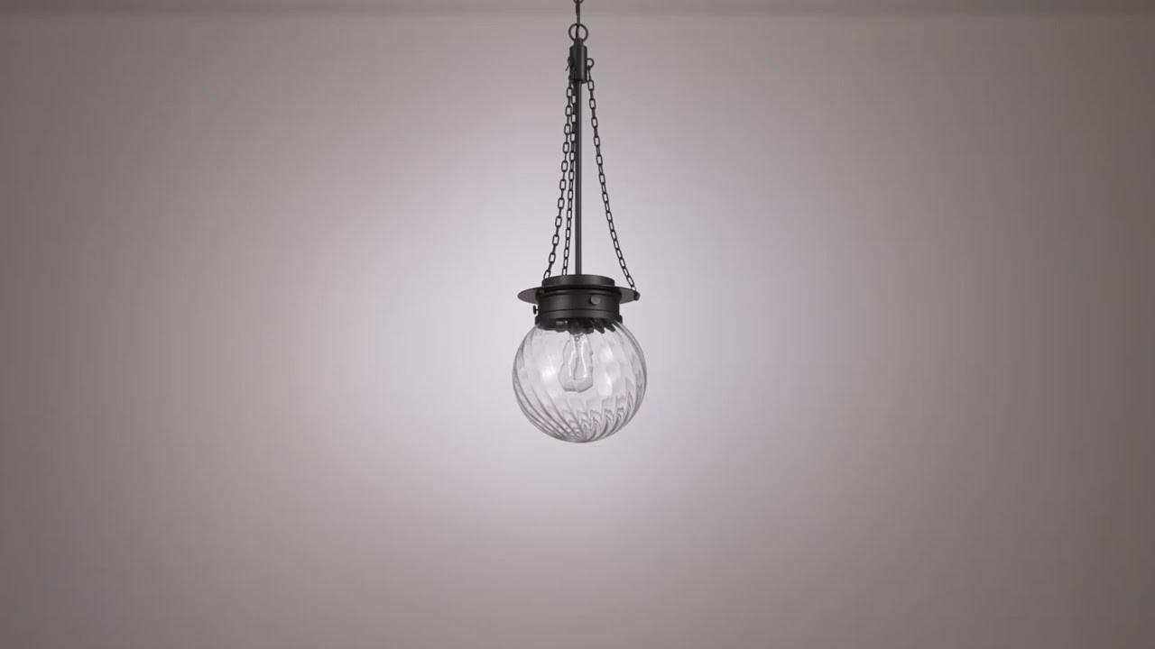 Video 1 Watch A Video About the Possini Euro Catherine Black Twist Glass Mini Pendant Light