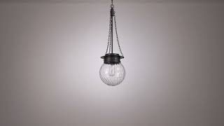 1_Watch A Video About the Possini Euro Catherine Black Twist Glass Mini Pendant Light